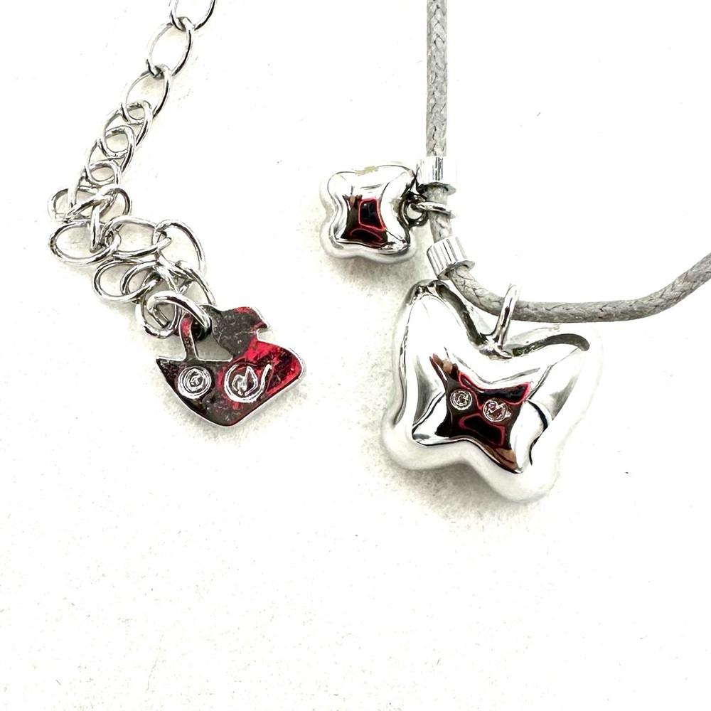 Swarovski Crystal Necklace Mini Provence Lavender Butterfly Necklace NWOT - Picture 9 of 10